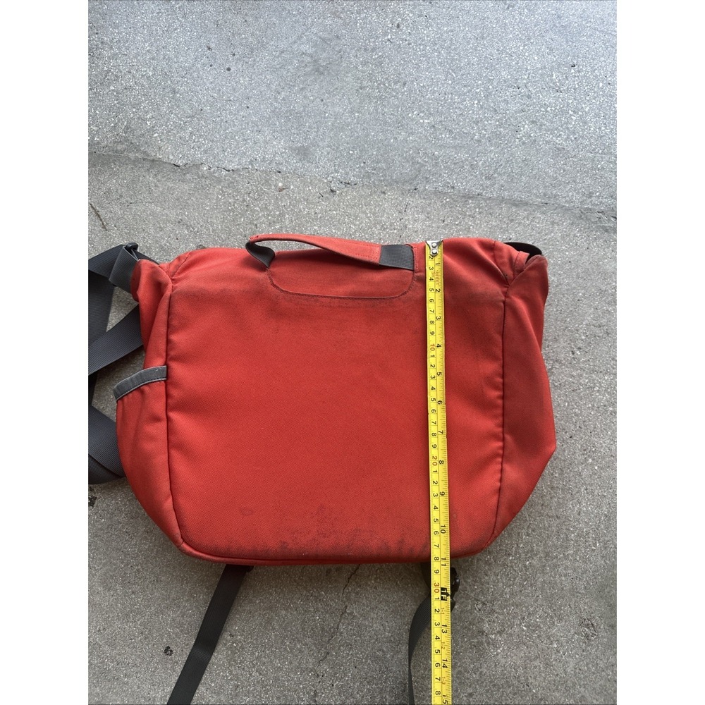 Patagonia Messenger Bag Orange MINI-Half Mass Travel Adjust Multi-Pocket Outdoor - Picture 5 of 12